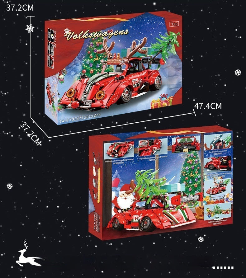 1:10 Christmas Beetle building block model, the first choice for Christmas gifts