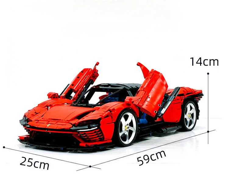1:8 DaytonaSP3 building block supercar (3778 PCS)