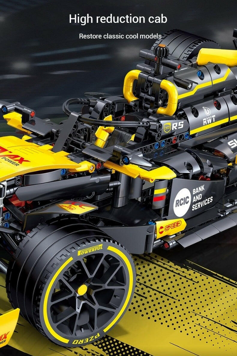 1:8 racing car model assembly educational building block toys for boys gifts (1750+ pieces)