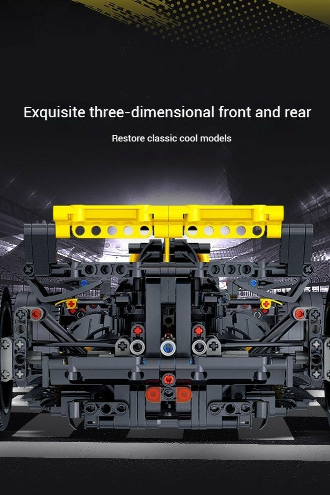 1:8 racing car model assembly educational building block toys for boys gifts (1750+ pieces)
