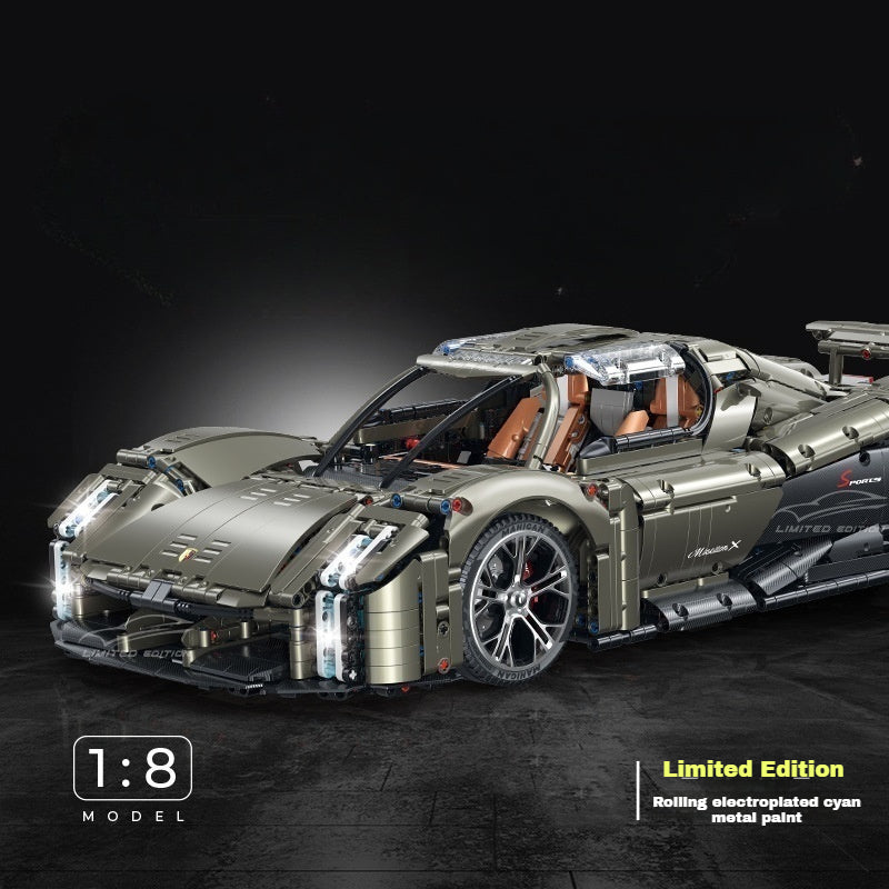 1:8Mission X ,super sports car, high degree of detail restoration (4056 pieces)