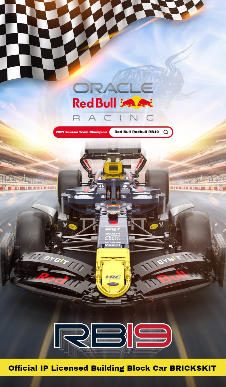 1:8 RB19 Formula One racing car, product size: 68.2cm*20cm*14cm