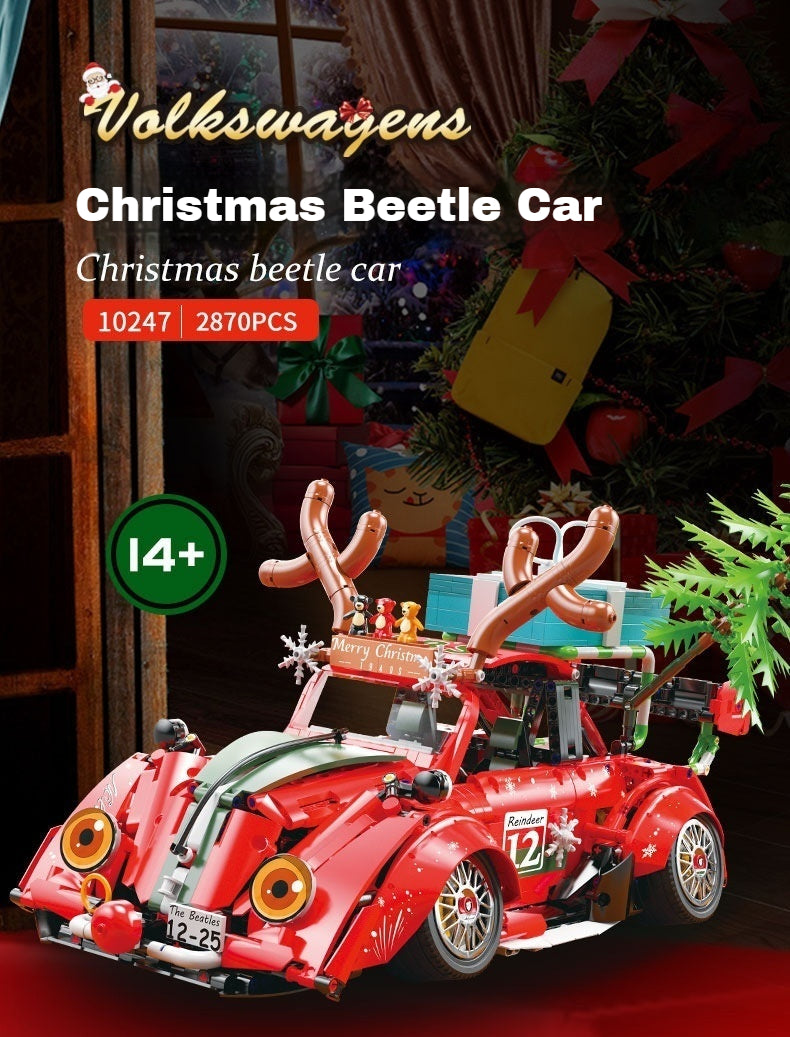 1:10 Christmas Beetle building block model, the first choice for Christmas gifts