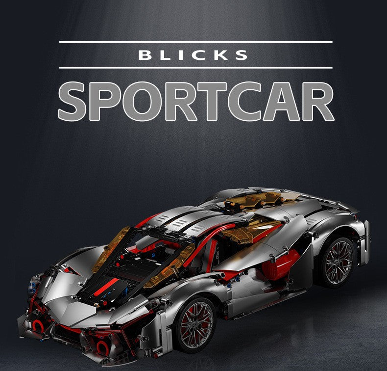 1:10 Lambo 3000 Years Building Block Supercar Static Version (2130 pieces)