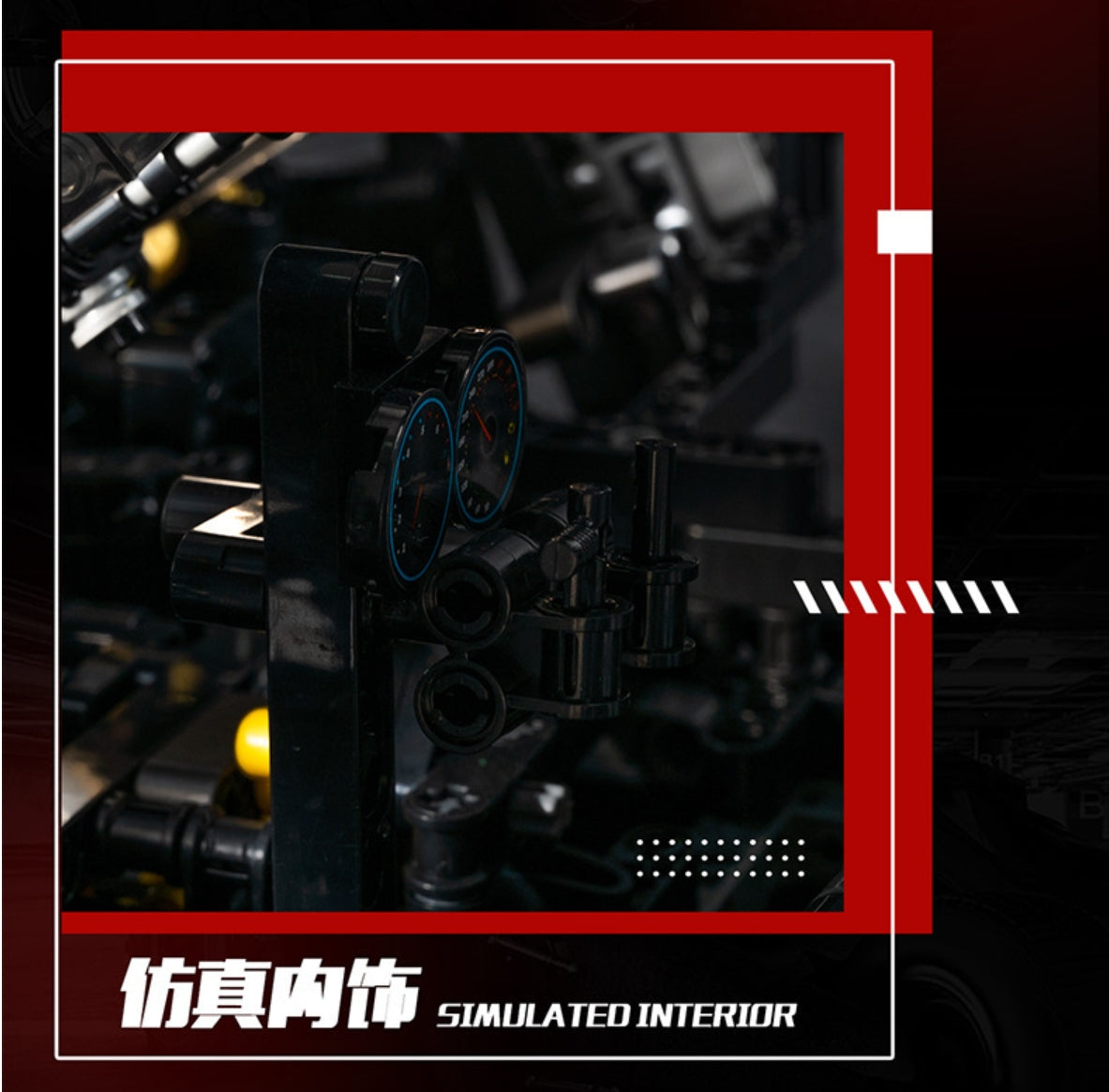 1:8 Batmobile Model (2830 pieces)