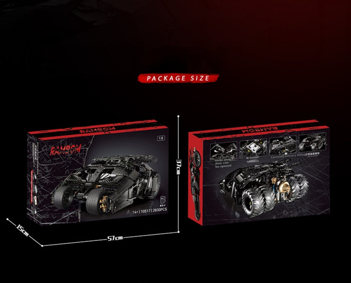 1:8 Batmobile Model (2830 pieces)