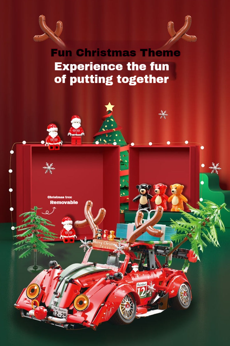 1:10 Christmas Beetle building block model, the first choice for Christmas gifts