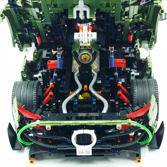 1:8 JESKO super sports car, high degree of detail restoration (3838 pieces)