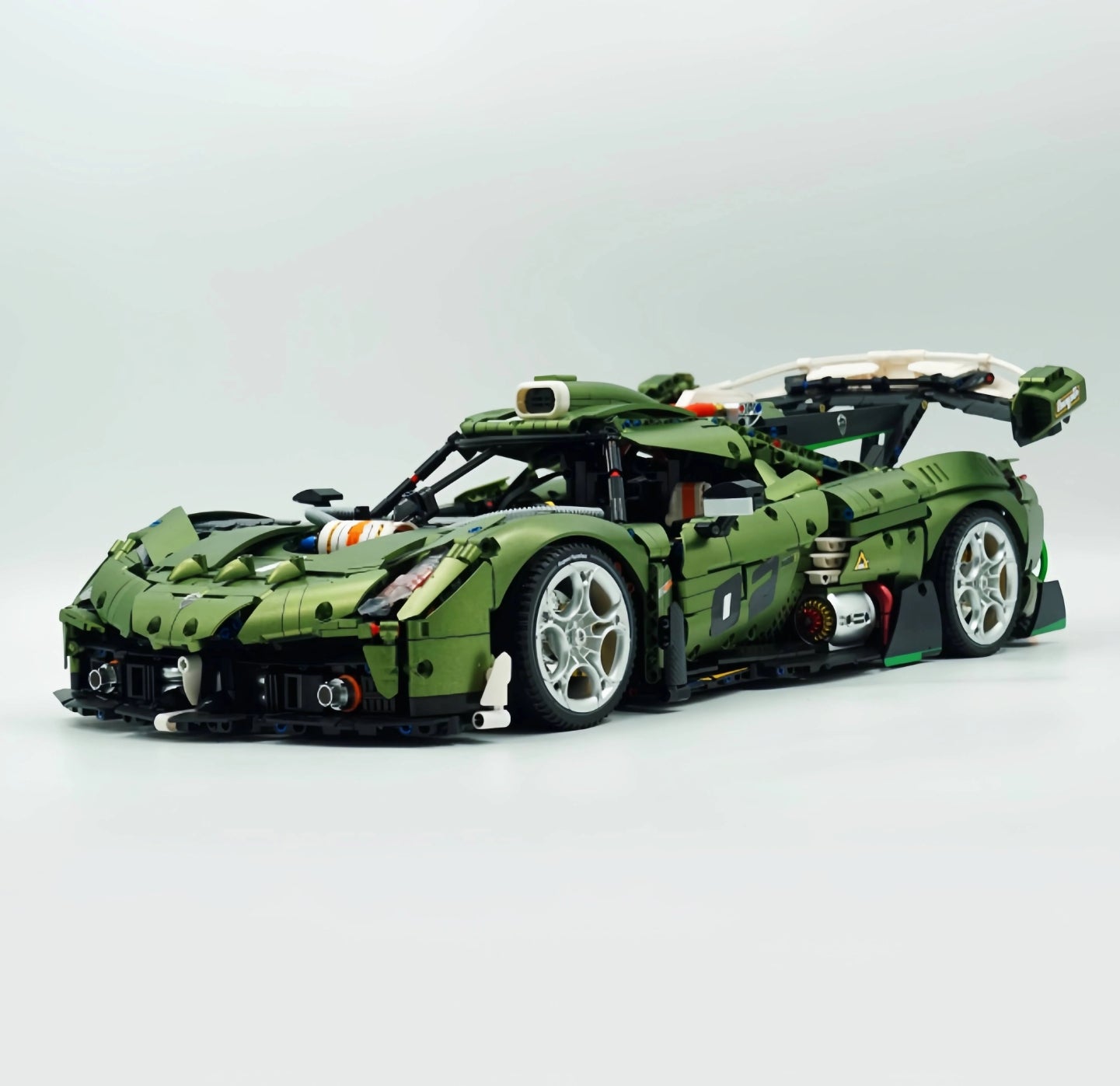 1:8 JESKO super sports car, high degree of detail restoration (3838 pieces)