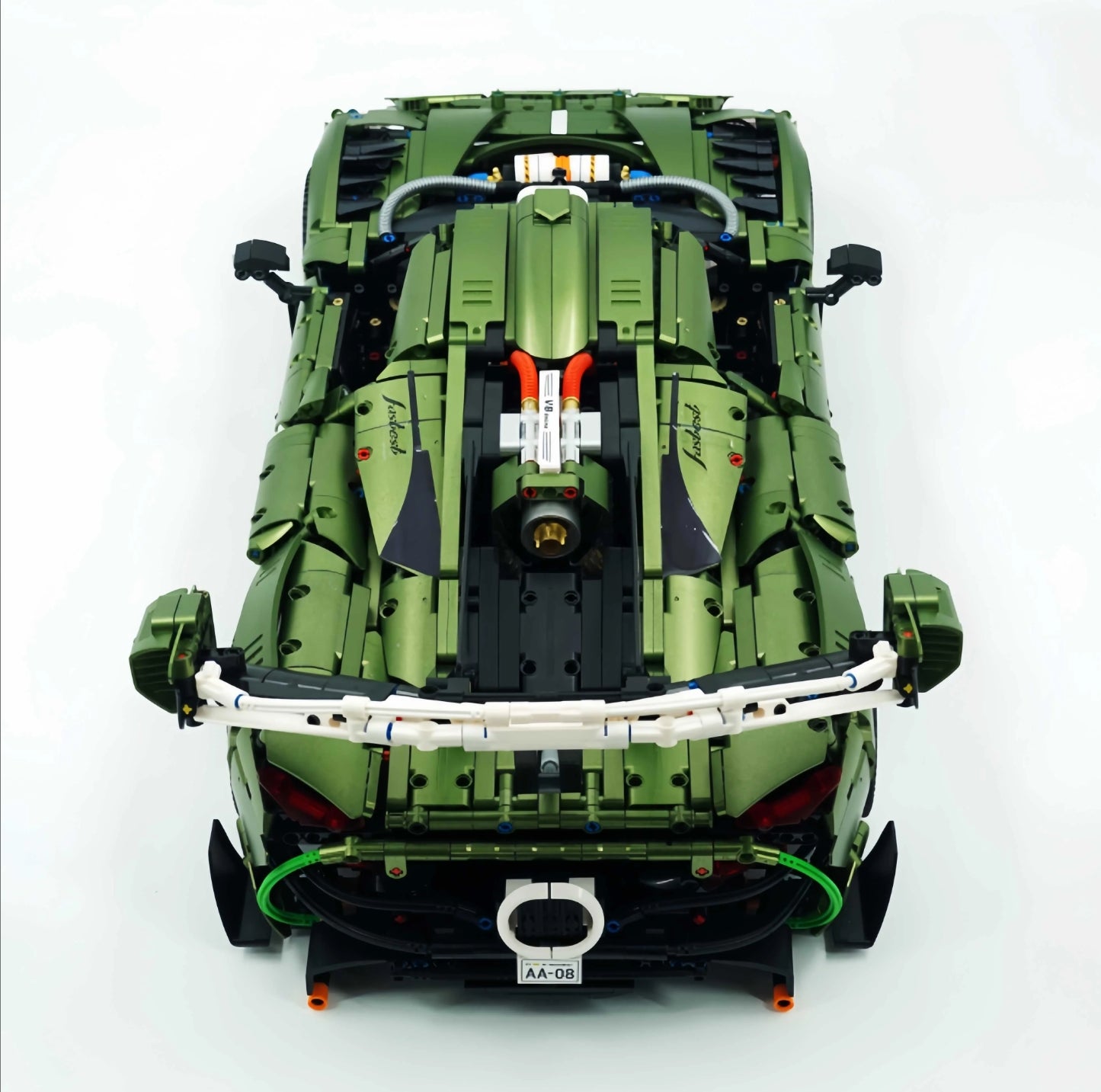 1:8 JESKO super sports car, high degree of detail restoration (3838 pieces)