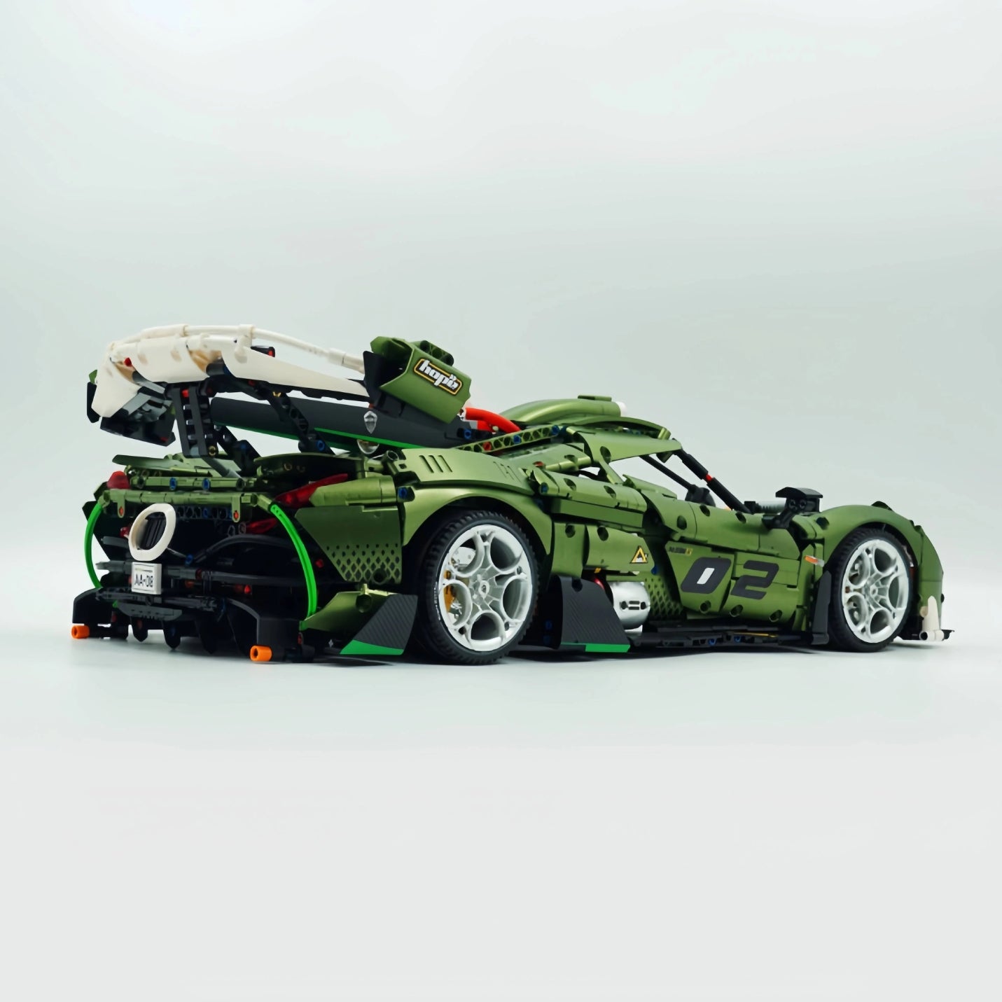 1:8 JESKO super sports car, high degree of detail restoration (3838 pieces)