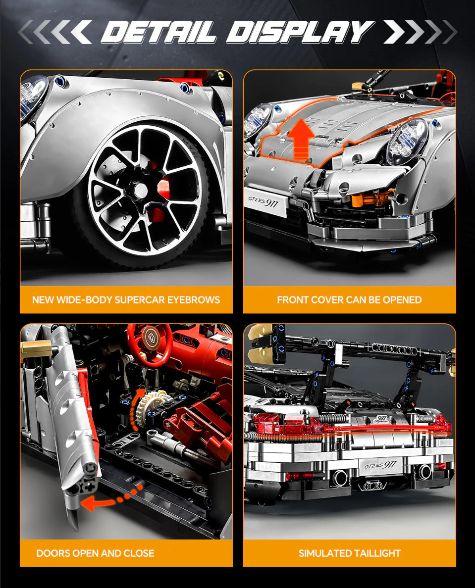 1:8 GT2 RS model (3389 pieces)
