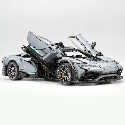 1:8 Mercedes-AMG ONE building set with remote control, fully detailed simulation, ultimate collector's item, electric wing doors, rear wing lift, controllable lights, launch control (3295 pieces)