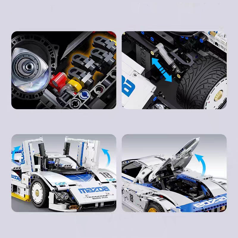 Mazda 787B - Officially Licensed IRC Rotary Legend 1797 pieces