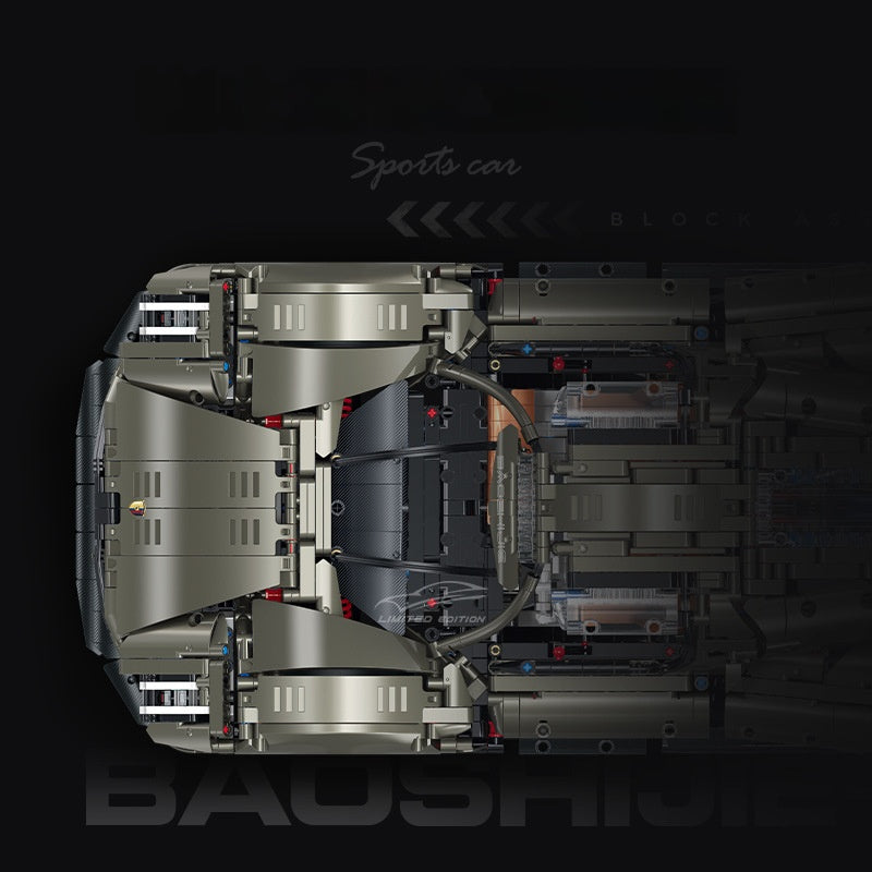 1:8Mission X ,super sports car, high degree of detail restoration (4056 pieces)