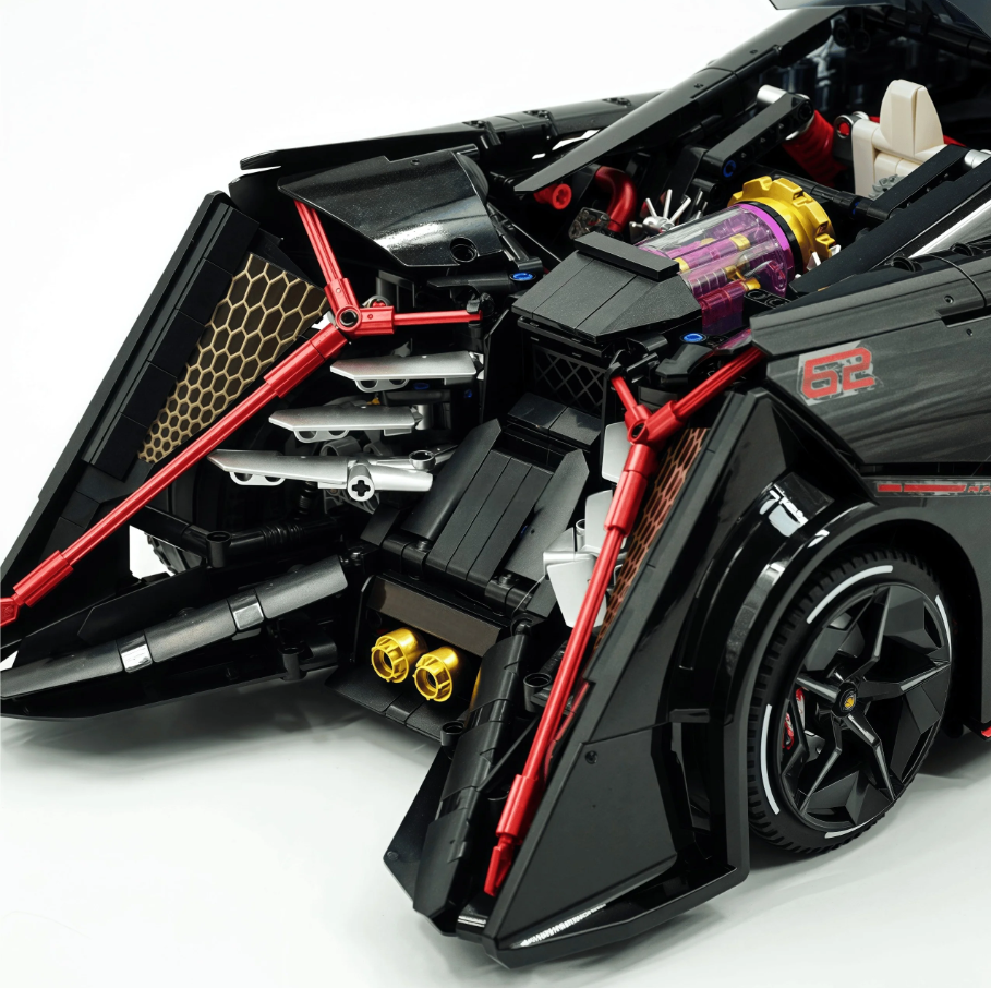 Concept supercar assembly 1:8 Lambo Fantazma building block supercar (2884 pieces)