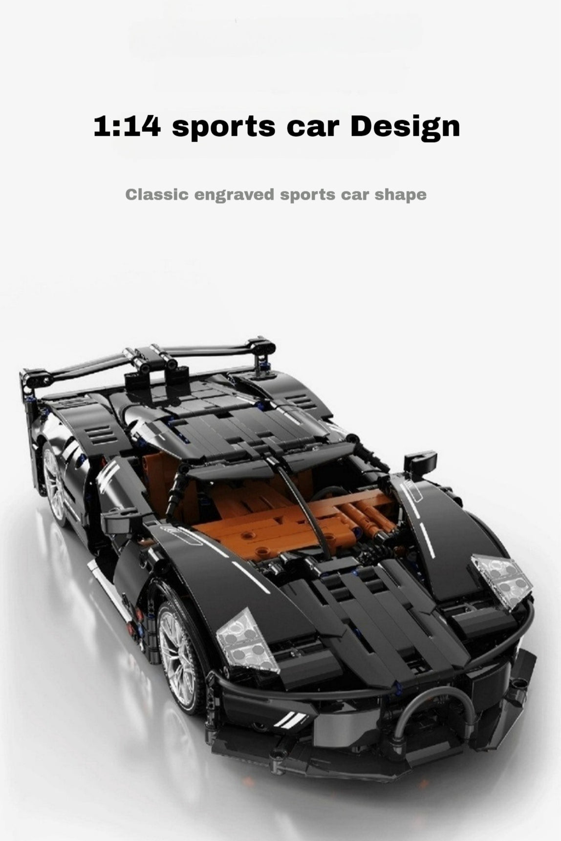 1:14 Shadow Brick Sports Car (911 pieces)