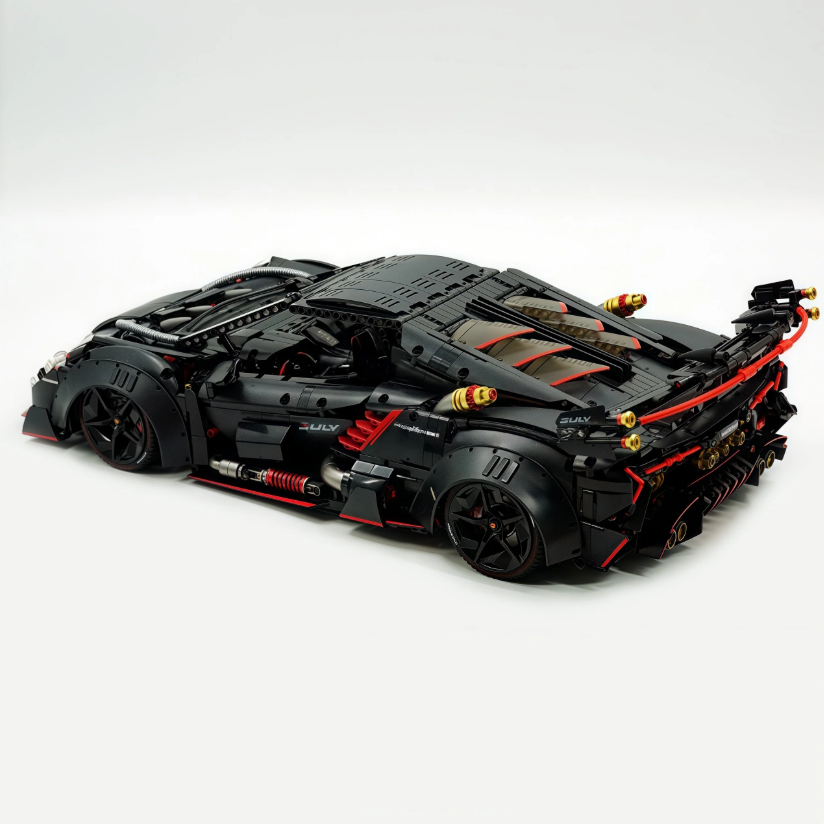 1:8 Lambo Veneno Limited Edition Obsidian V12 Supercar 64cm 3809 pieces