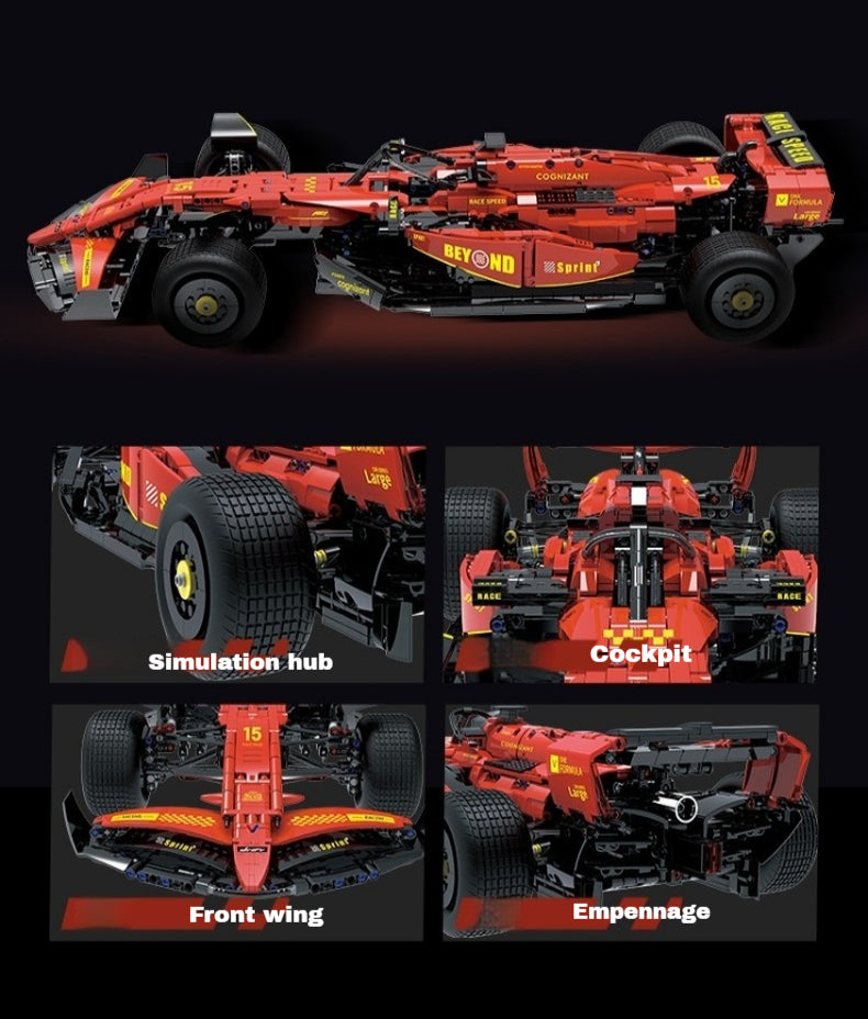1:8 Formula One car (2361 pieces)Product size:65cm*26cm*12cm