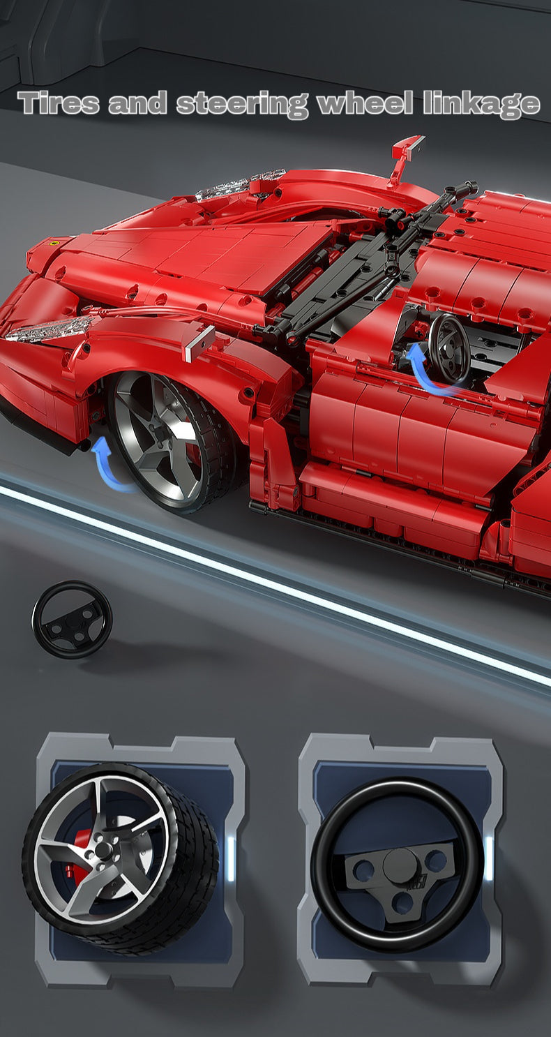 1:8 Supercar Model (4301 pieces)