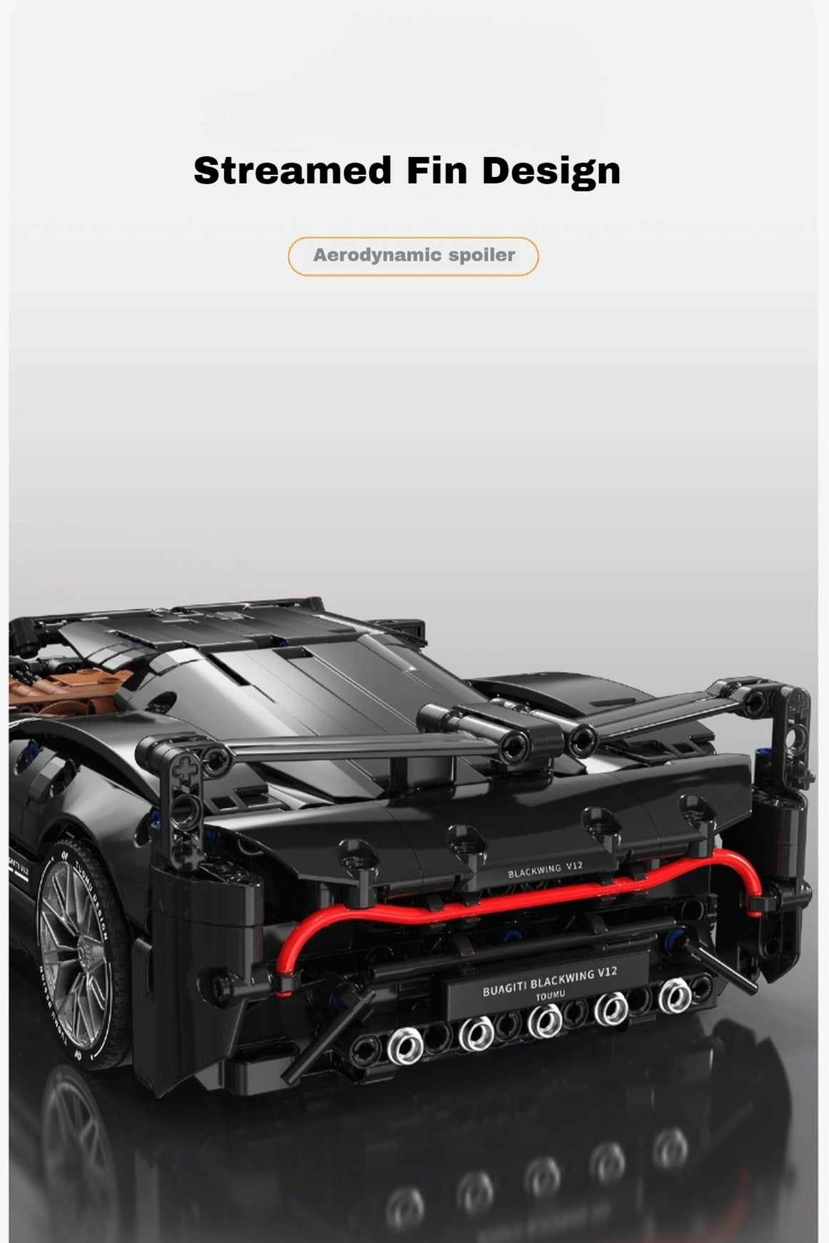 1:14 Shadow Brick Sports Car (911 pieces)