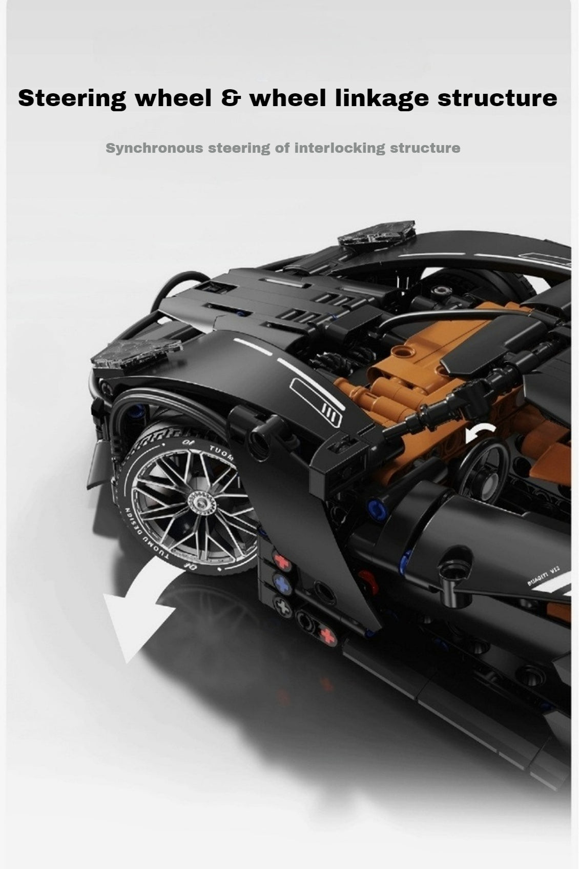 1:14 Shadow Brick Sports Car (911 pieces)
