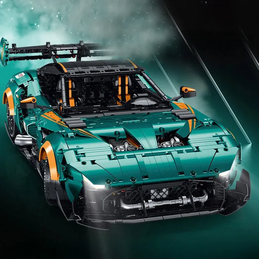 1:8 Martin Vulcan British Racing Icon Building Block Supercar | 3794+ pieces