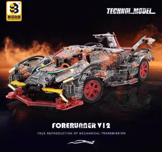 Apollo VEO1:14 Supercar Building Block Model (1100 PCS)