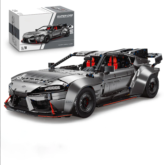 1:8 Supra Building Kit, Static Version of the Brick Supercar (4399 pieces)