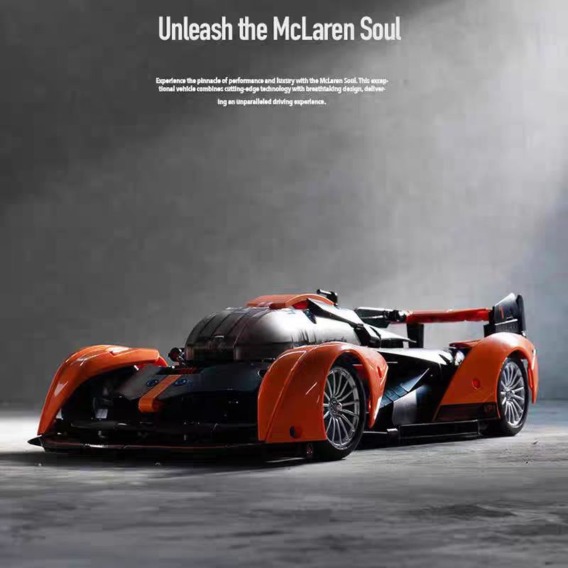 1:14 Solus GT Building Block Supercar (817 pieces)