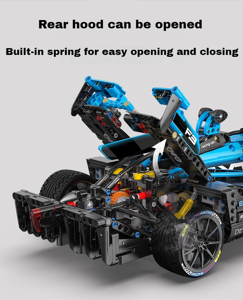 Formula 1 Racing Building Blocks 1667 Pieces Dynamic Mechanical Boys Collectible Model Best Birthday Gift for Boys Over 14 | FamilyBricks
