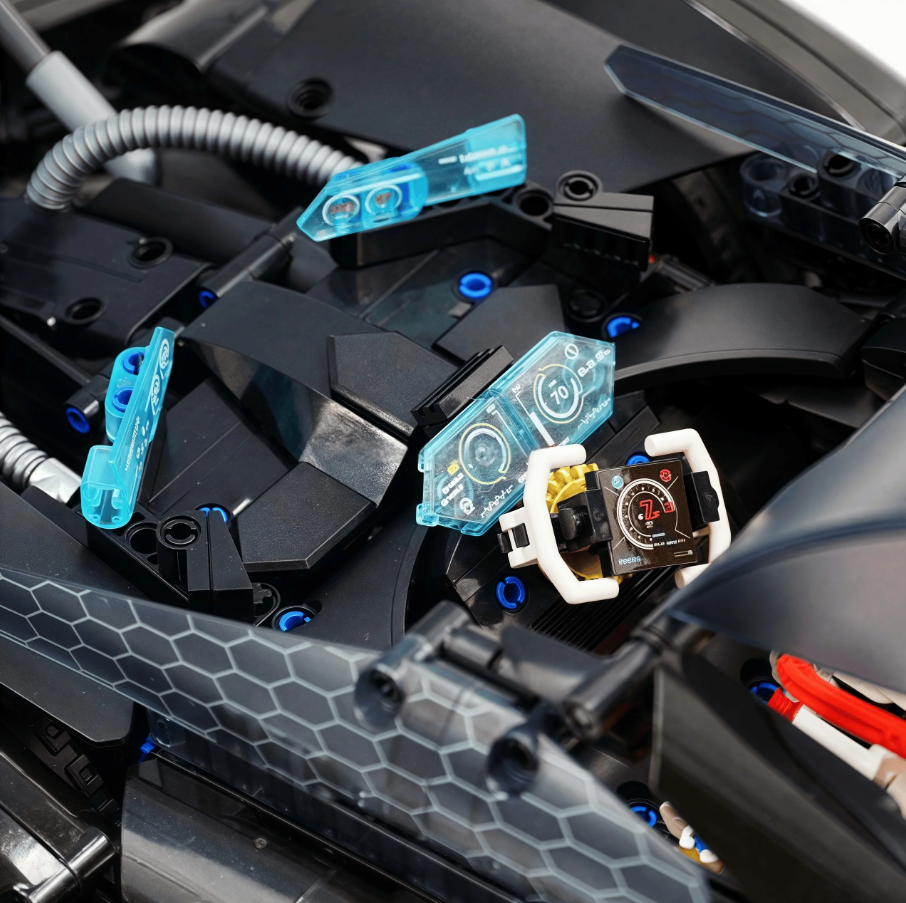 Concept supercar assembly 1:8 Lambo Fantazma building block supercar (2884 pieces)