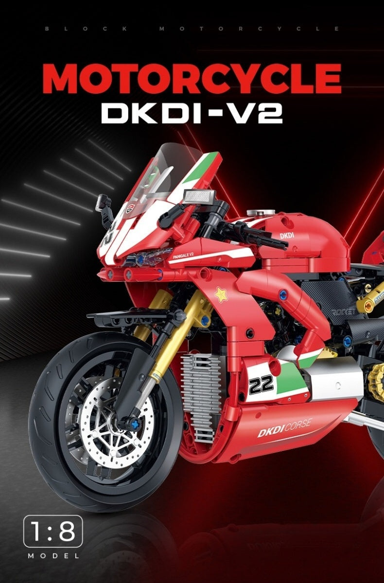 1:8 DKDI Motorcycle (634 pieces)