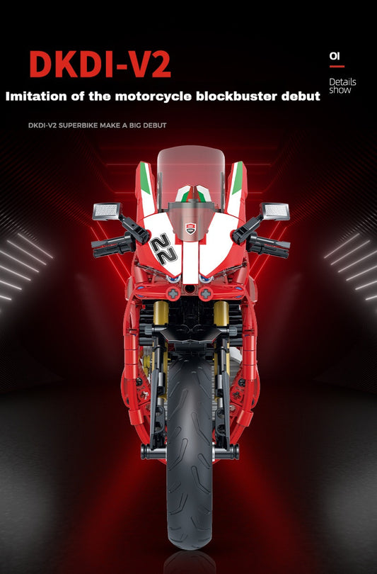 1:8 DKDI Motorcycle (634 pieces)
