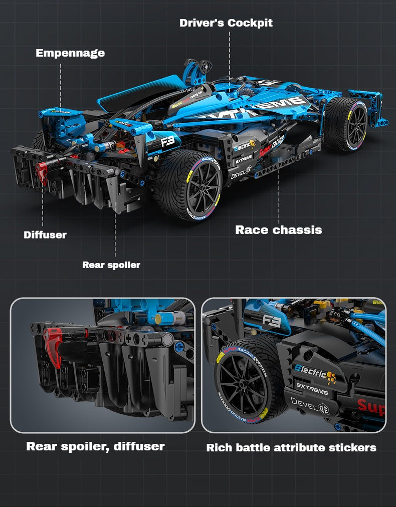 Formula 1 Racing Car (1667 pieces) Best Birthday Gift for Boys Aged 14 ...