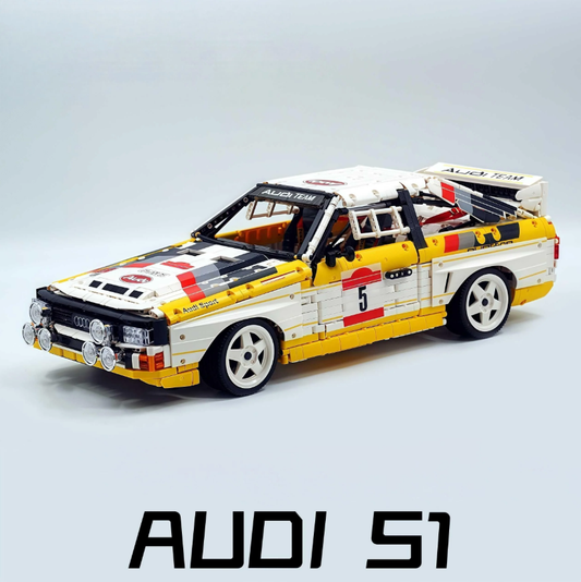 1:8 Audi Rally Quattro S1B Set 1984, Authentic Licensed (3887+ pieces)