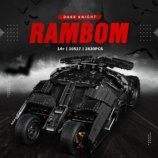 1:8 Batmobile Model (2830 pieces)