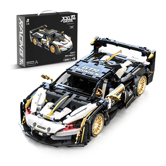 1:14 Platinum MC Supercar Building Set, Boys' and Men's Youth Collectible Model (1242 pieces)