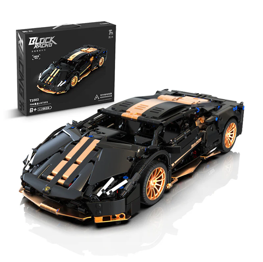 1:14 Lambo P1 sports car building set, boys, men, and teenagers collectible model (1309 pieces)