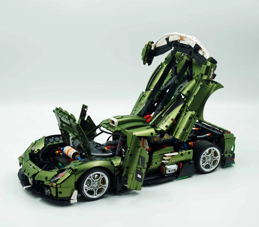 1:8 JESKO super sports car, high degree of detail restoration (3838 pieces)