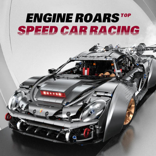 1:8 Supercar 918 (4306 pieces)Body size: 61.8cm*33.6cm*15.3cm
