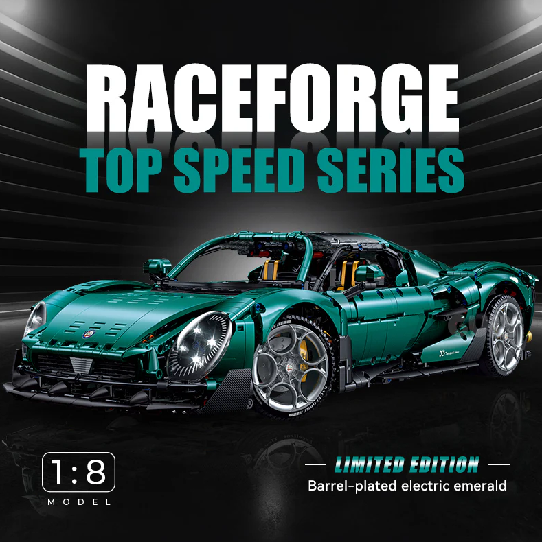 1:8 Romeo 33 Stradale supercar (3861 pieces)