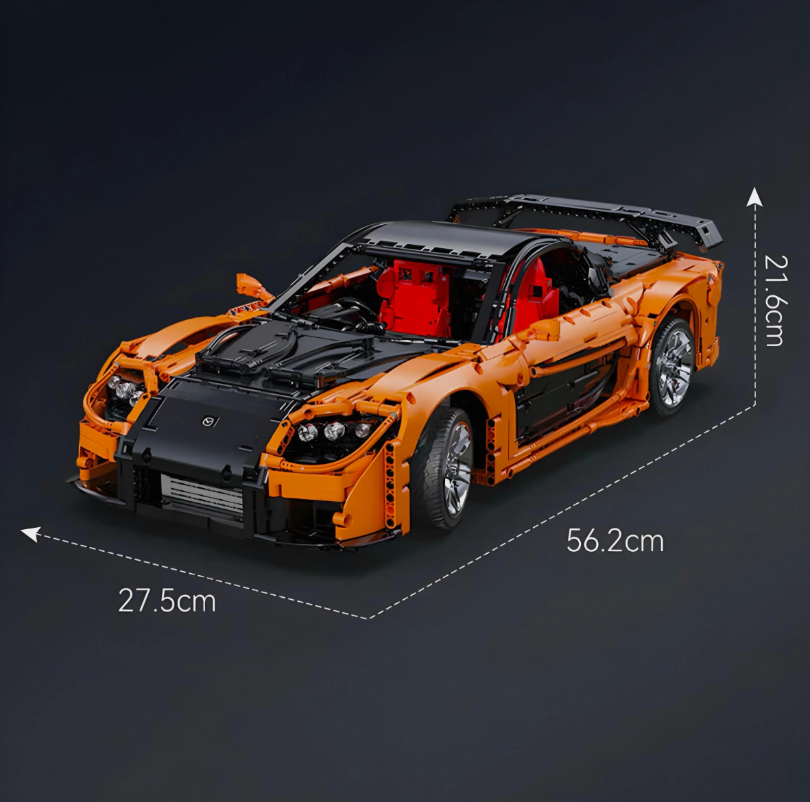1:8 RX-7 all printed exterior parts without stickers (3305 pieces)