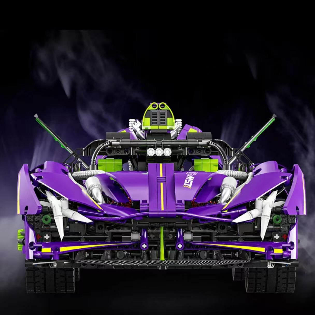 1:8 Armored EVO Building Block Supercar Static Version (3909 pieces)