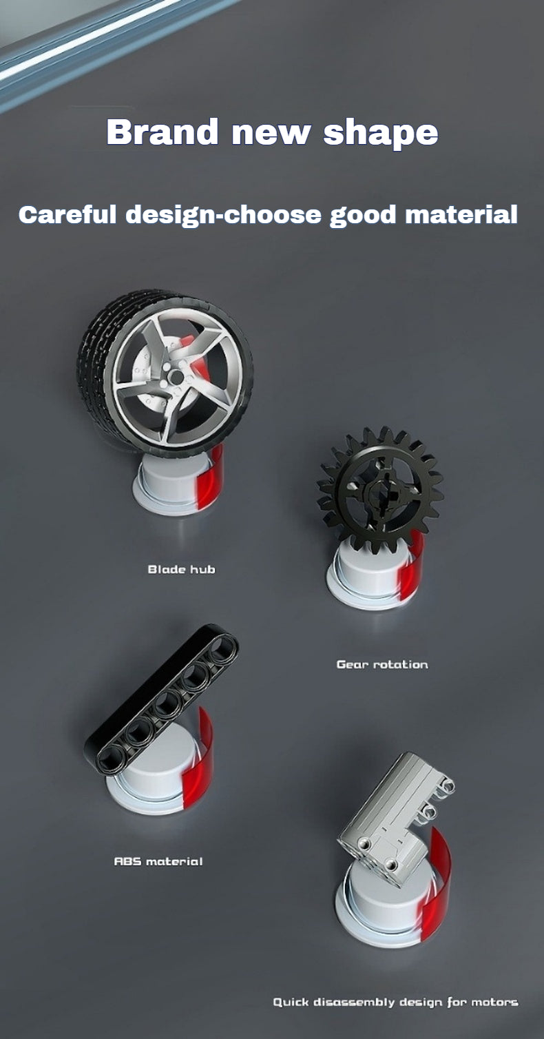 1:8 Supercar Model (4301 pieces)