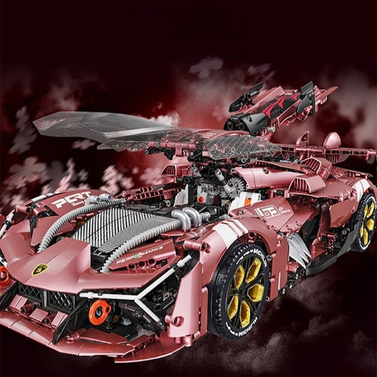 3,000-year-old super sports car electroplated building blocks 3466 pieces of dynamic mechanical boy collection model, the first choice for birthday gifts for boys over 14 years old | FamilyBricks