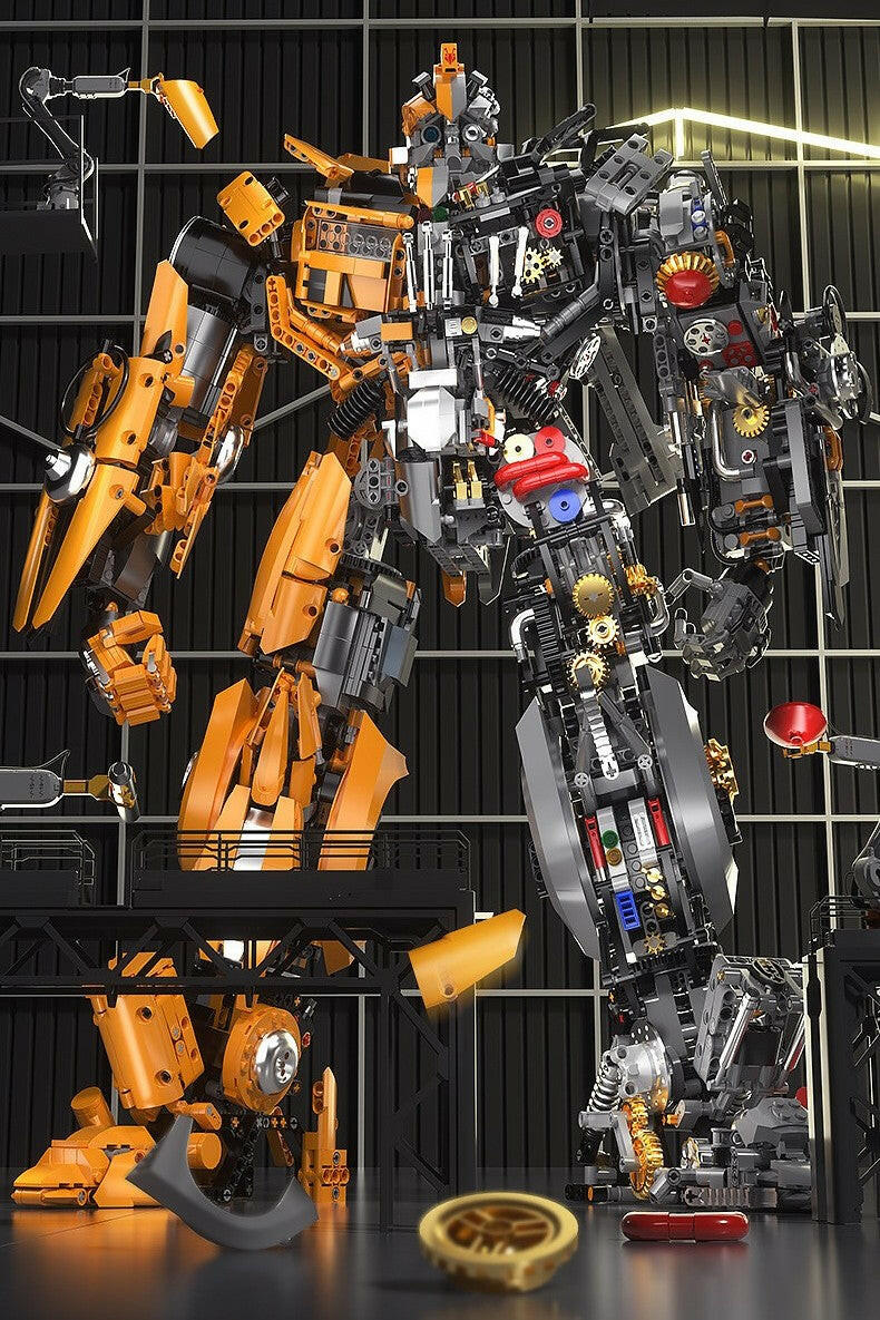 Large mechanical wasp mecha model, total height about 54CM (5692PCS)