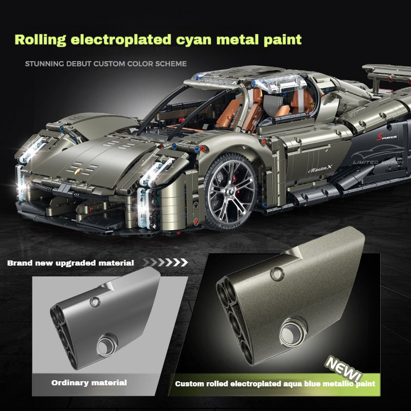 1：8Mission X ，super sports car, high degree of detail restoration (4056 pieces)