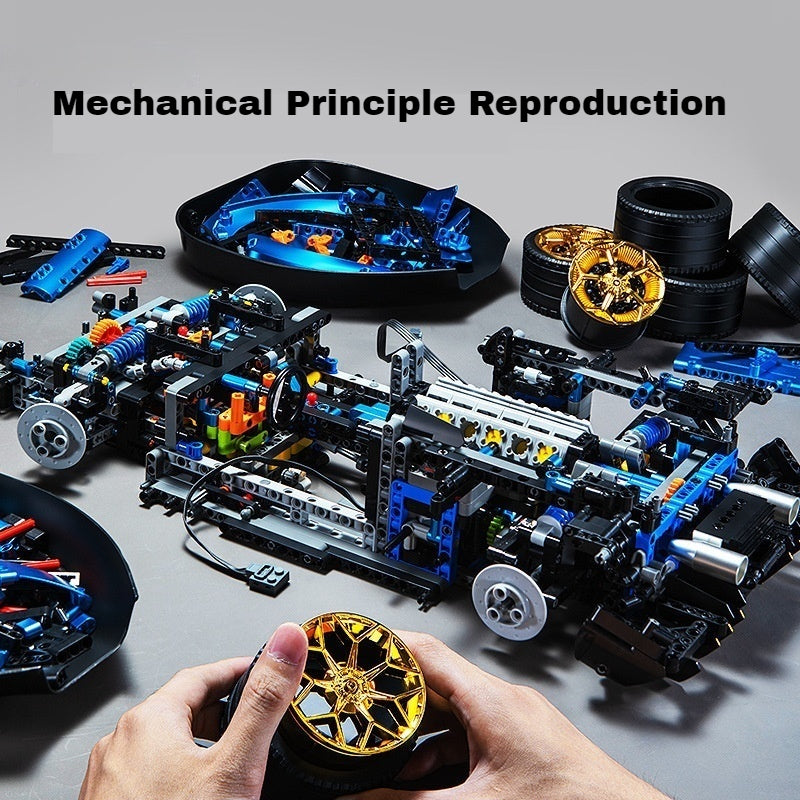 1:8 one-touch scissor doors, exclusive design wheels, mechanical principles, the ultimate Italian Bull supercar (3810 pieces)