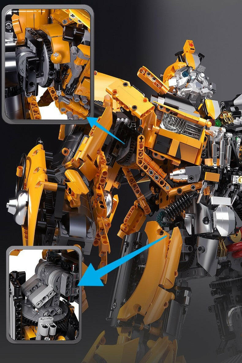 Large mechanical wasp mecha model, total height about 54CM (5692PCS)